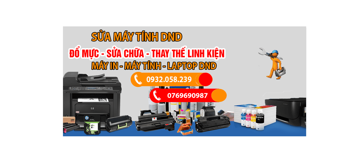 Sửa máy in, reset máy in dnd