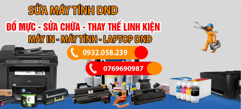 Sửa máy in, reset máy in dnd