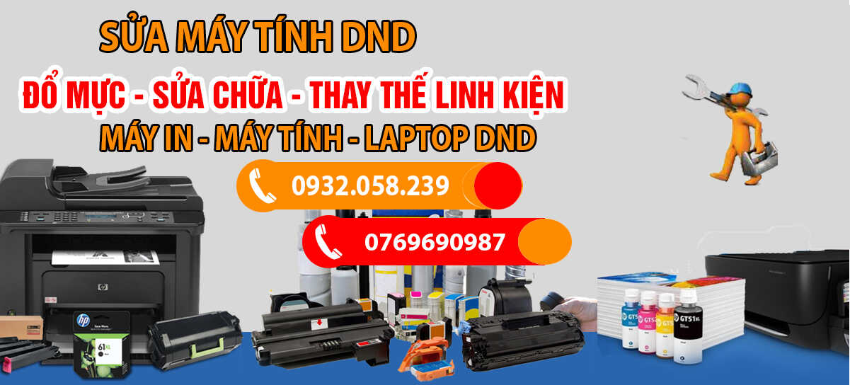 Sửa máy in, reset máy in dnd