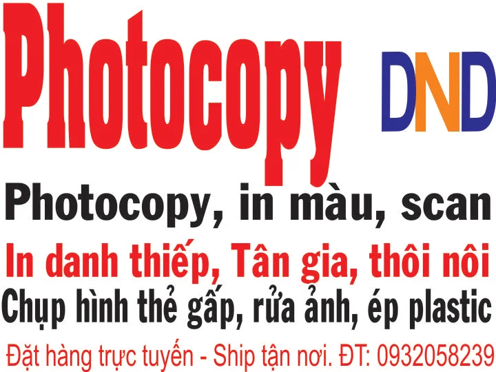 Dịch vụ photocopy