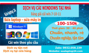 Dịch vụ cài win tai nha