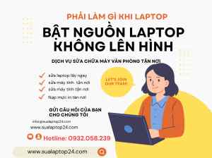 Phải làm gì khi laptop bật nguonof không lên gì